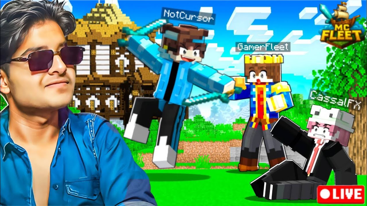 Becoming Undefeatable in Mc Fleet Survival | Day 1 | @GamerFleet