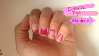 tape nail scotch easy