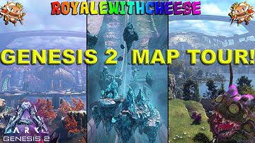 Ark Genesis 2 Full Map Tour And Creature Locations! - Ark: Survival Evolved Genesis 2 DLC