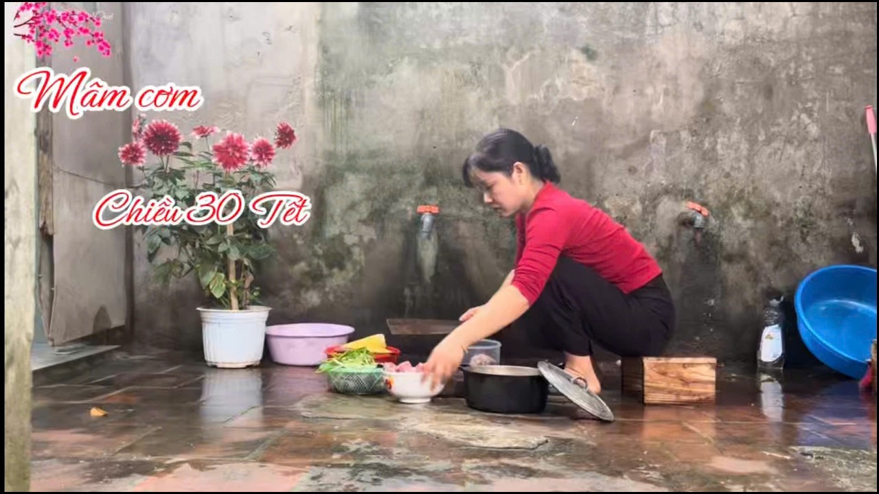 Mâm cơm chiều 30 tết ,chờ đón giao thừa | Ẩm Thực kiều Quê