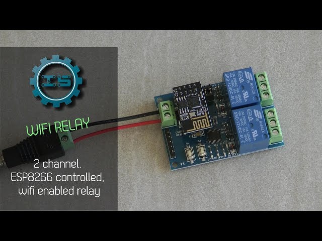 ESP8266 ESP-12F WLAN-Relais 2-Kanal – 5V Oder 8-80V, Für IoT & Smart-Home, Programmierbar