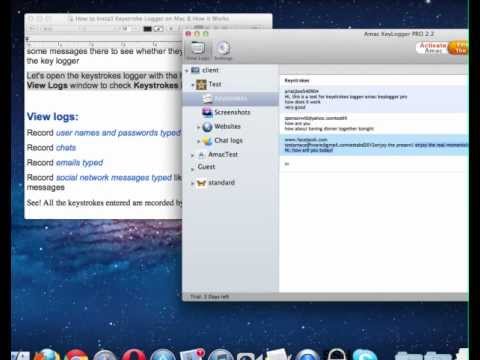 How to Install Keystroke Logger on Mac and How It Works