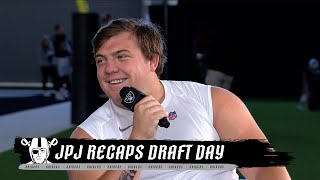 'It Was Just a Surreal Moment': Jackson Powers-Johnson Recaps Draft Day | Raiders | NFL
