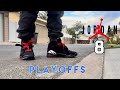 Jordan 8 Retro Playoffs On Feet W/ Lace Swaps. Red is on Fire 🔥
