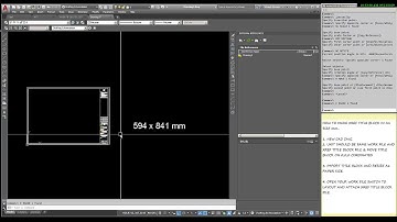 HOW TO MAKE #TITLE-BLOCK #XREF IN #AUTOCAD