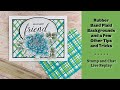 Rubber Band Plaid Backgrounds and a Few Other Tips and Tricks - Stamp and Chat Live Replay