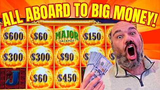 FULL SPEED AHEAD TO BIG MONEY!! THIS DRAGON TRAIN WOULDN'T STOP PAYING!! screenshot 1