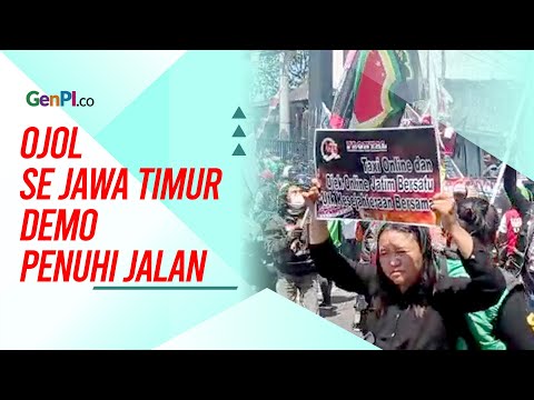 Driver Ojol Se-Jawa Timur Demo, Sasar 2 Lokasi Ini