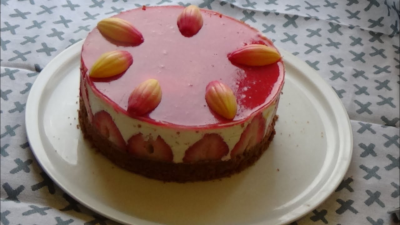 Cheesecake aux fraises et spéculoos express