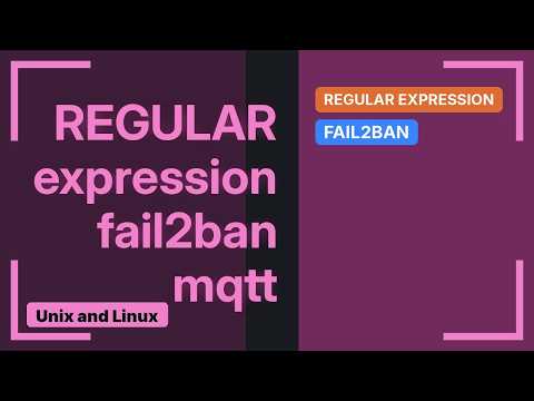 Unix & Linux: mosquitto bruteforce fail2ban failregex
