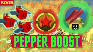 800B PEPPER BOOST with *RED HIVE* |Bee swarm simulator