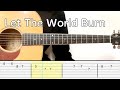Chris Grey Let The World Burn Easy Guitar Tutorial Tabs 