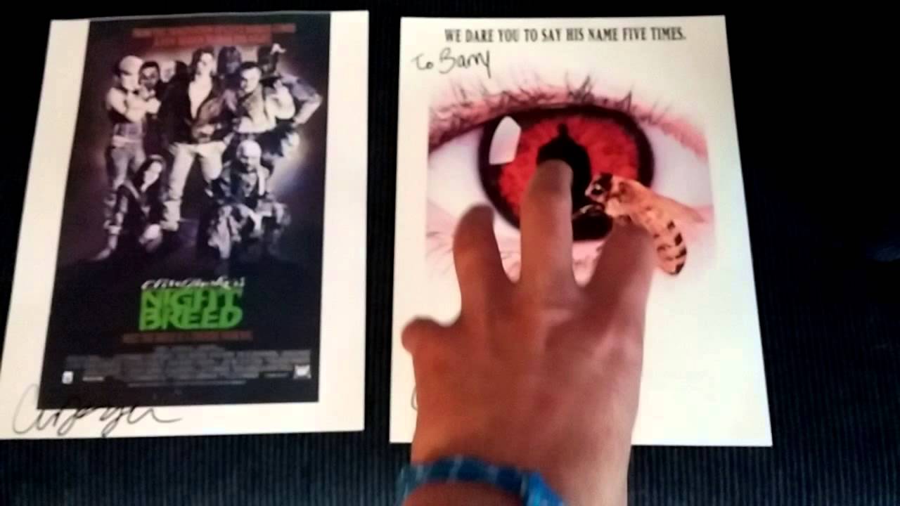 HORROR AUTOGRAPH MAIL DAY YouTube Horror autograph mail day youtube