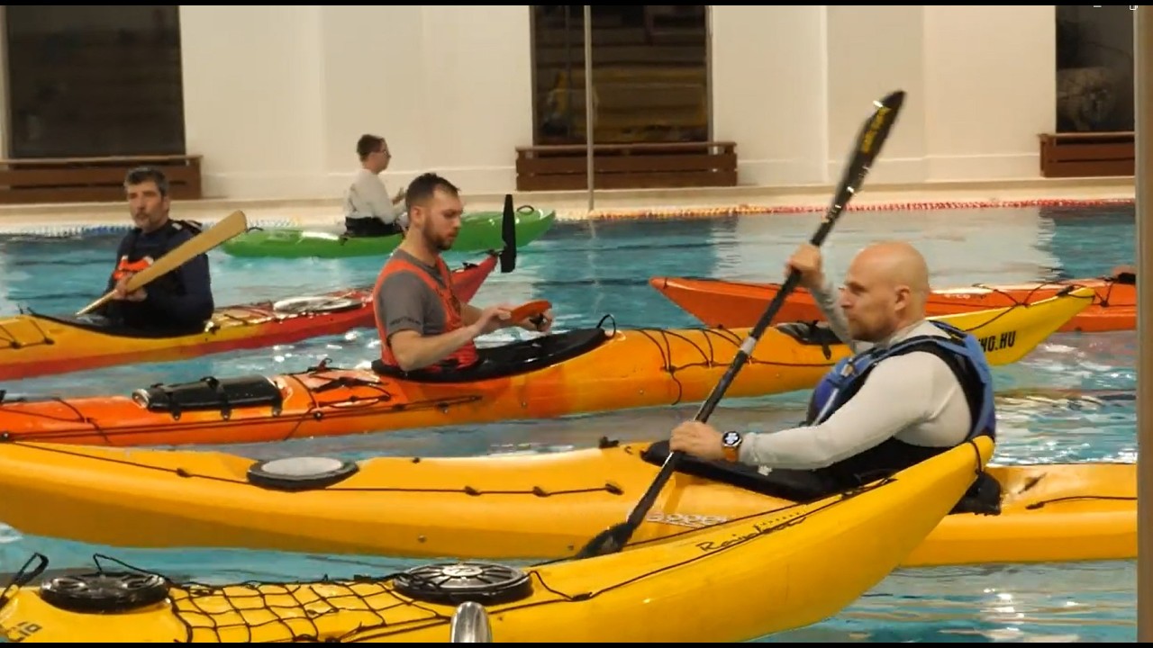 Vadvízi és tengeri kajakos foglalkozások a Hajós Alfréd Tanuszodában - 2026.02.13.