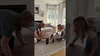 Empty rooms transform with just these small actions#home #furniture #coffeetable #diy #homedecore