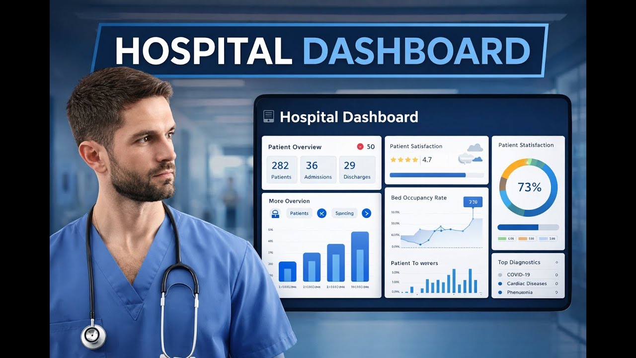 Hospital Dashboard in Power BI Tutorial - YouTube