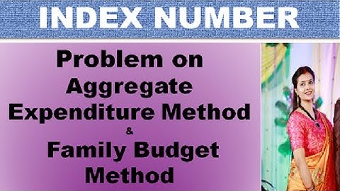 family budget & aggregate expenditure method problem