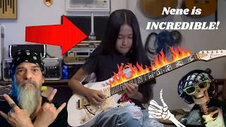 NENE ROYAL - SHREDDING DRAGONFORCE! - Through The Fire and Flames - Metal Musician Reaction/ANALYSIS