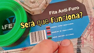 fita Anti-furo para pneu de bicicleta, teste de resistência e como colocar corretamente