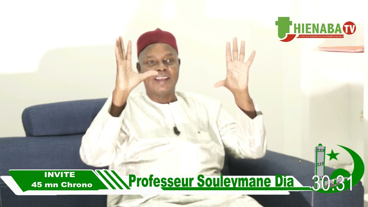 45 mn Chrono invite le Professeur d'université  Souleymane Dia