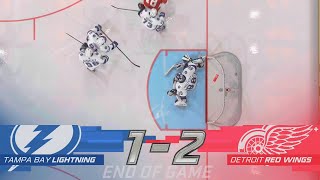 NHL 24 Gameplay Playoff Round 2 Game 2 - Lightning vs Red Wings (Superstar) [4K 60fps]