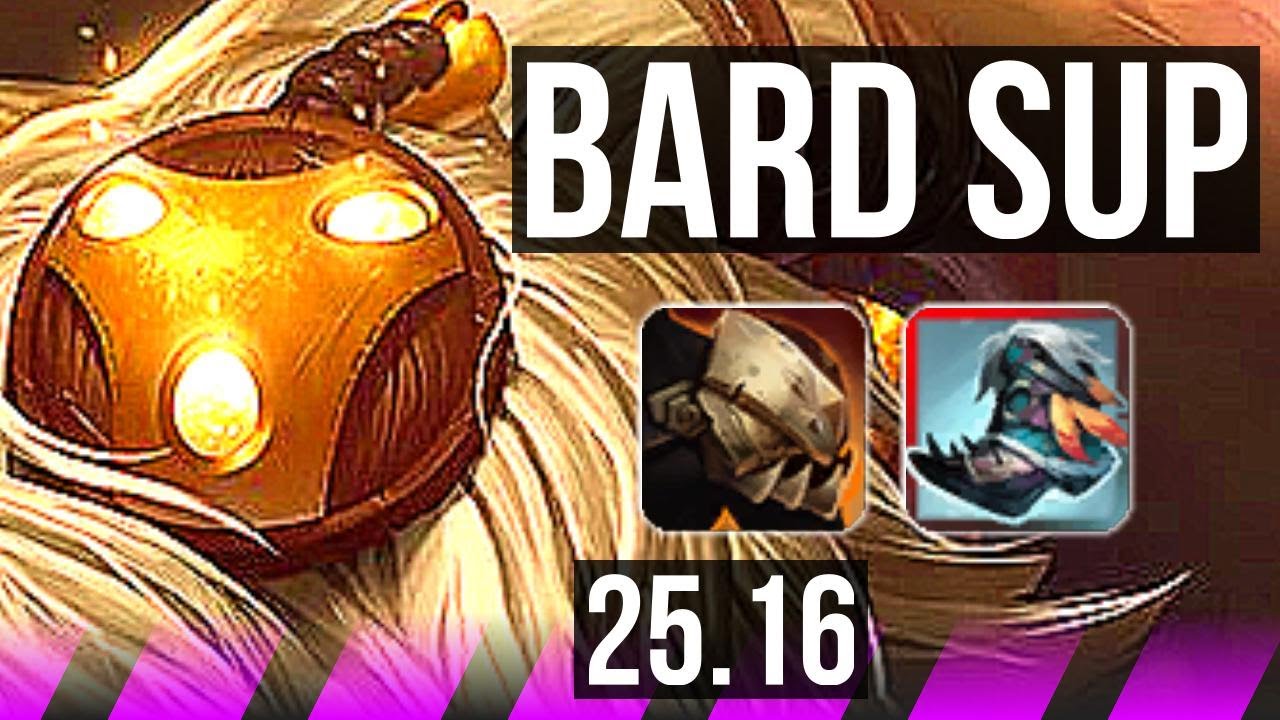 BARD & Ziggs vs RELL & Yasuo (SUP) | KR Master | 25.16