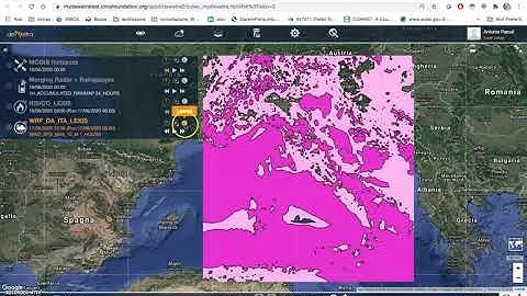 LEXIS Weather and Climate pilot visualization - High-Performance Computing (HPC), Big Data