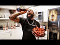 Cooking Southern Style Hennessy Fried Chicken Wings 😵‍💫😵‍💫😵‍💫