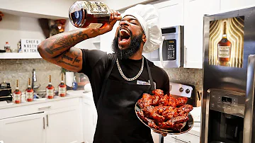 Cooking Southern Style Hennessy Fried Chicken Wings 😵‍💫😵‍💫😵‍💫