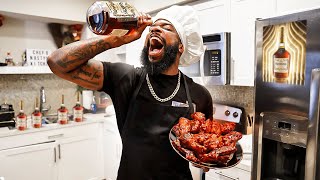 Cooking Southern Style Hennessy Fried Chicken Wings ‍‍‍