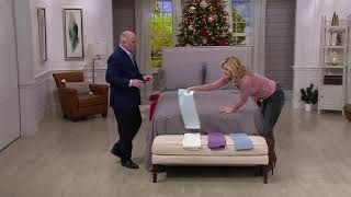 Home Reflections 800TC Easy Care Cooling Sheet Set on QVC