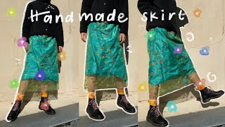 making a skirt from scratch |🧵sewing clothes ep. 1