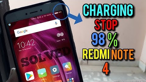 REDMI NOTE 4 CHARGING PROBLEM || 98% CHARGING STOP??
