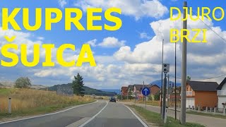 Купрес – Шуйца, главная дорога М16, на машине, сентябрь 2023 г.
