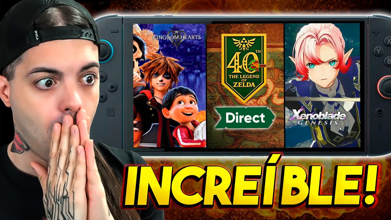 🔥 INCREÍBLES NOTICIAS para Nintendo SWITCH 2... ¡ZELDA Direct, KINGDOM HEARTS 4 y MÁS!