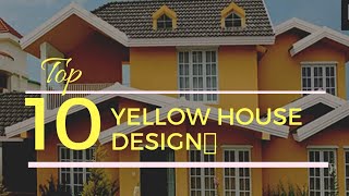 TOP 10 YELLOW HOUSE DESIGN #Simple House #House screenshot 4