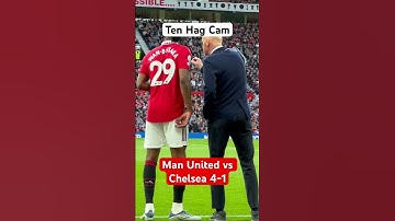 Erik ten Hag Reactions. Manchester United vs Chelsea #manchesterunited #football #mufc #goal #react