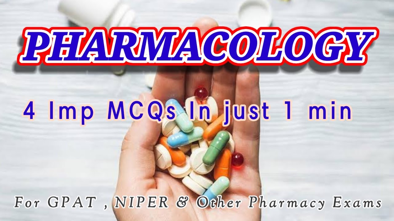 pharmacology mock test | GPAT | NIPER |pharmacy 