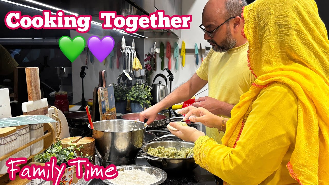 Making Aloo Paratha Together | Moisturiser For Dry Skin | Hum Do Hamare Chaar Dubai Family Vlog 