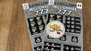 💥 NEW Millionaire 777 Scratch Cards 💥 #scratchcards #nationallottery