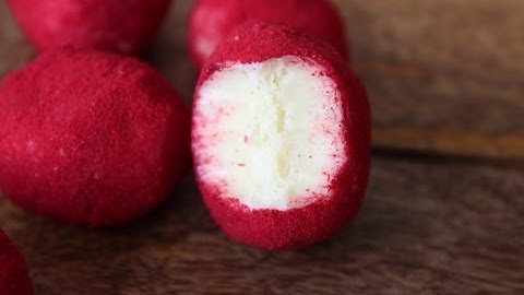 How To Make White Chocolate And Raspberry Truffles - By One Kitchen Episode 165