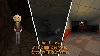 Dollhouse | All Hellgates Chases | Spooky's Jump Scare Mansion HD Renovation