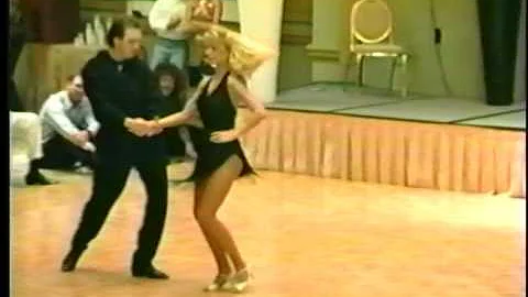 Ken Roesel and Jen Cheadle at the first Swing Flin...
