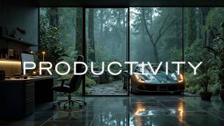 Deep Work Music | Matte Black Focus for Luxury Productivity and Intense Study Sessions Now