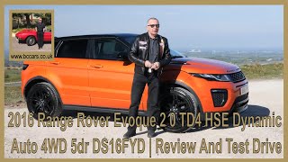 2016 Range Rover Evoque 2 0 TD4 HSE Dynamic Auto 4WD 5dr DS16FYD | Review And Test Drive