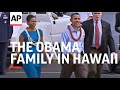 The Obama family has arrived in Hawaii for a holiday vacation in the state where President Barack Ob