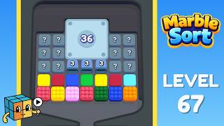 Marble Sort Level 67 (Very Hard) Walkthrough Solution