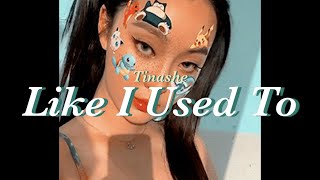💶 이제 너한테 관심 없어 : Tinashe - Like I Used To 가사 해석