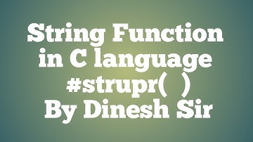 #STRUPR function in c language By Dinesh Sir