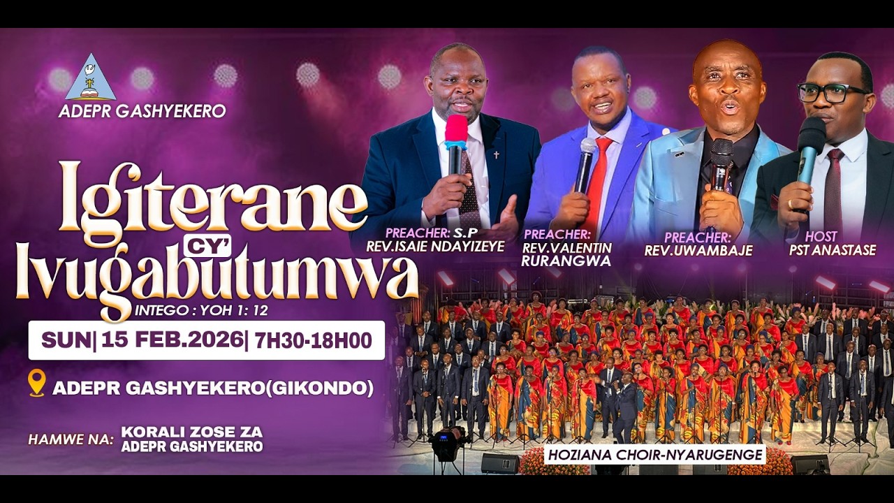 IGITERANE CYIVUGABUTUMWA ADEPR GIKONDO  kuwa 15 Gashyantare 2026